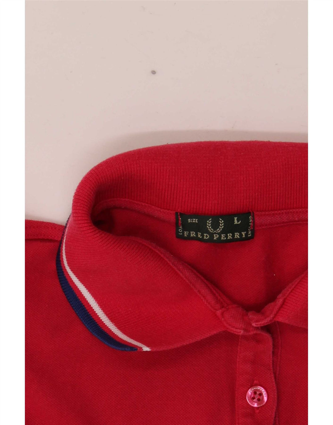 Polo da donna Fred Perry UK 14 grande rossa