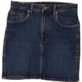 Mini gonna di jeans Zara da donna media W28 blu