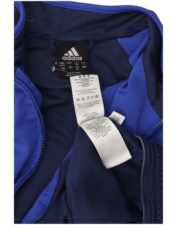 Giacca da tuta da uomo Adidas Climacool UK 42/44 Large Blue Colourblock