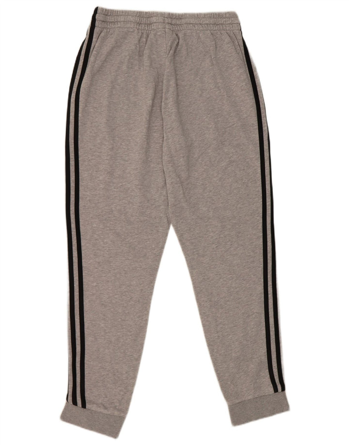 Pantaloni da tuta da uomo Adidas Joggers in cotone chiazzato grigio medio