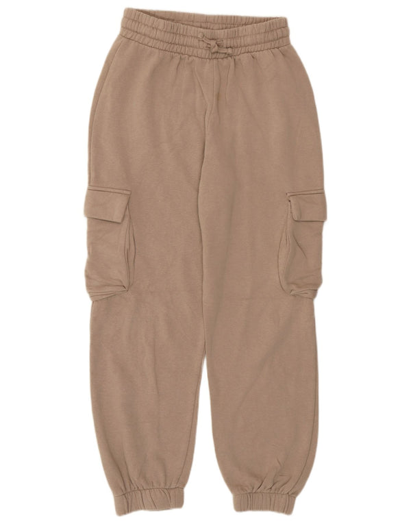 Pantaloni da tuta da donna Zara Joggers UK 8 piccoli in cotone beige