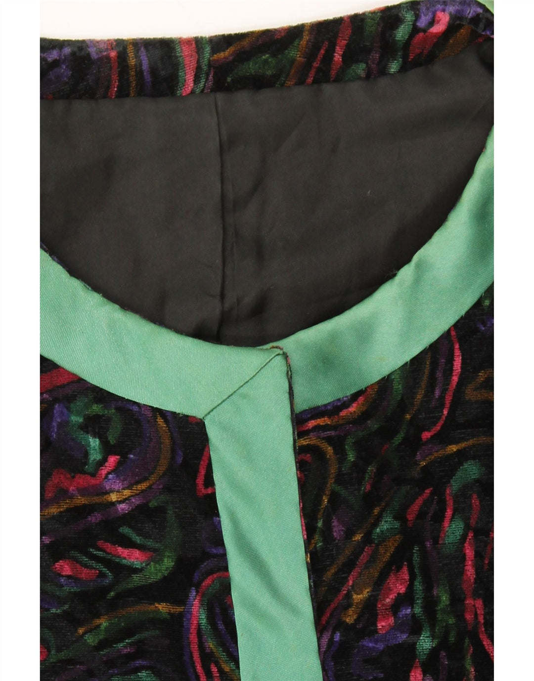 Set gonna da donna a 1 bottone 2 pezzi VINTAGE UK 12 medio W32 multicolore