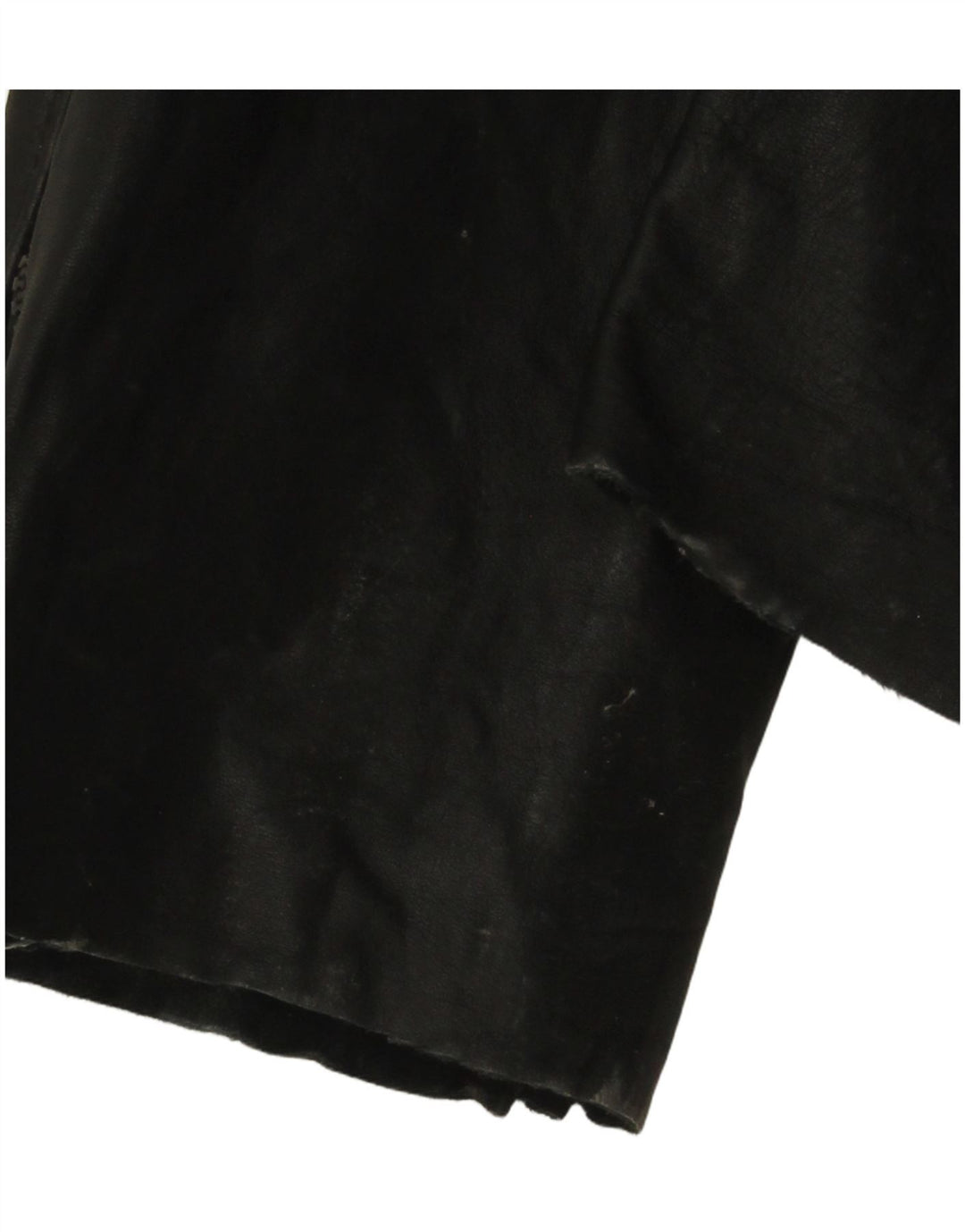 Tuta in pelle senza maniche da donna VINTAGE UK 12 Pelle nera media