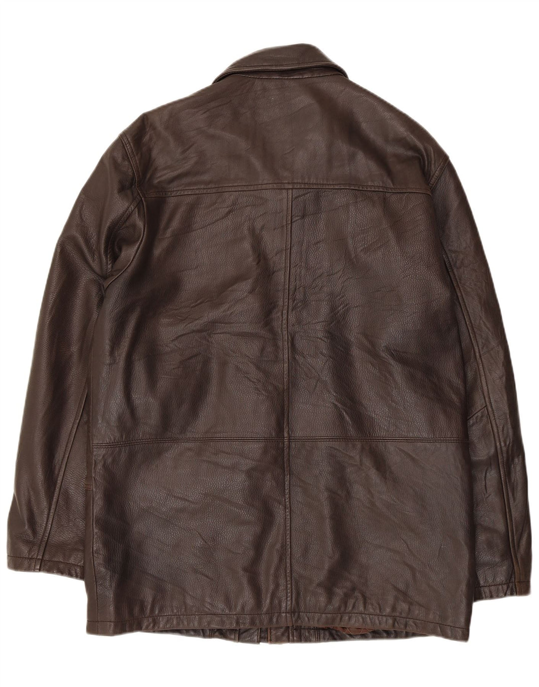 Cappotto in pelle da uomo Blackthorn IT 52 XL in pelle marrone