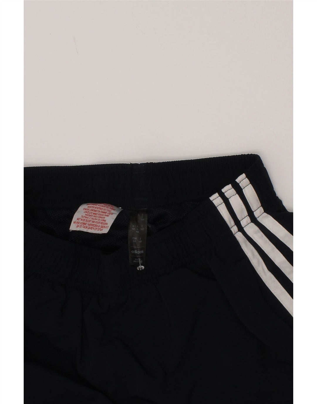 Pantaloncini sportivi Adidas da ragazzo 9-10 anni in poliestere blu navy