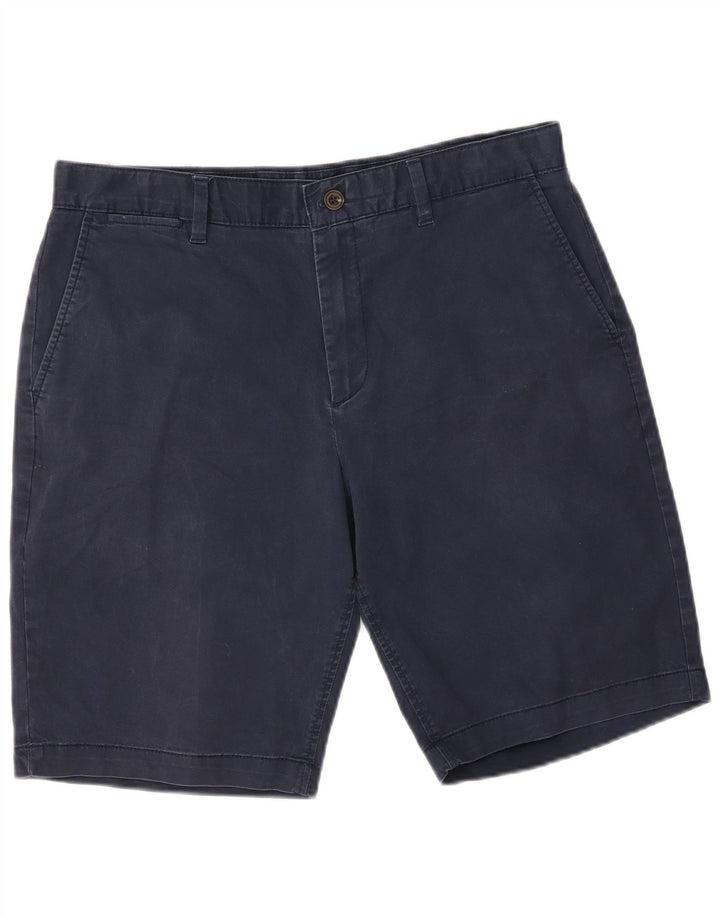 Pantaloncini chino regolari da uomo John Lewis W36 grandi in cotone blu navy