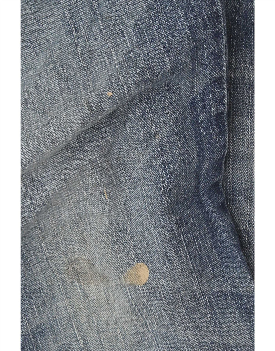 Jeans dritti invecchiati da uomo Armani Exchange W31 L31 blu maculato