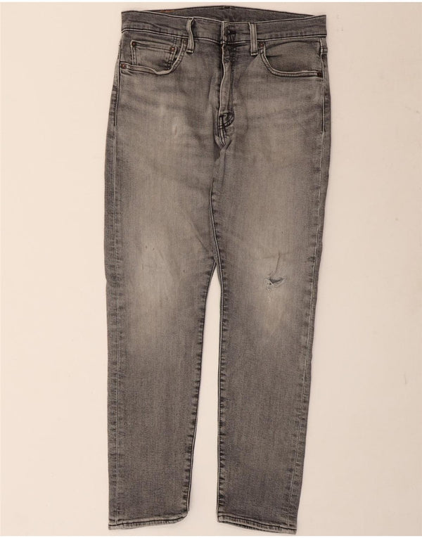 Levi's Uomo 512 Jeans affusolati slim effetto consumato W32 L30 Grigio