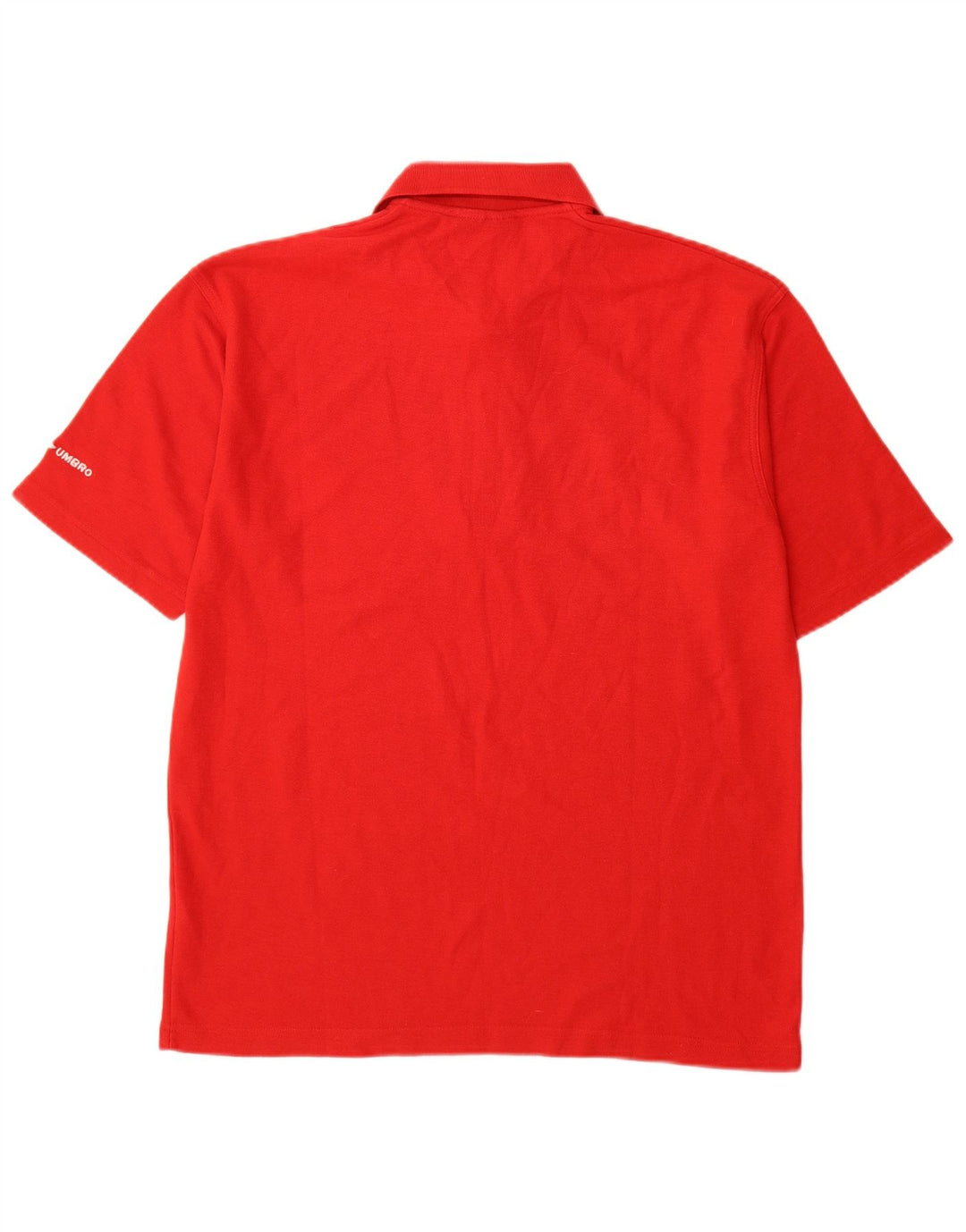 Polo Umbro da uomo XL rossa in poliestere