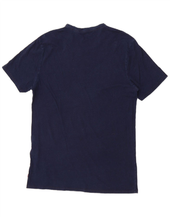 T-shirt grafica da uomo Levi's Top in cotone blu navy medio
