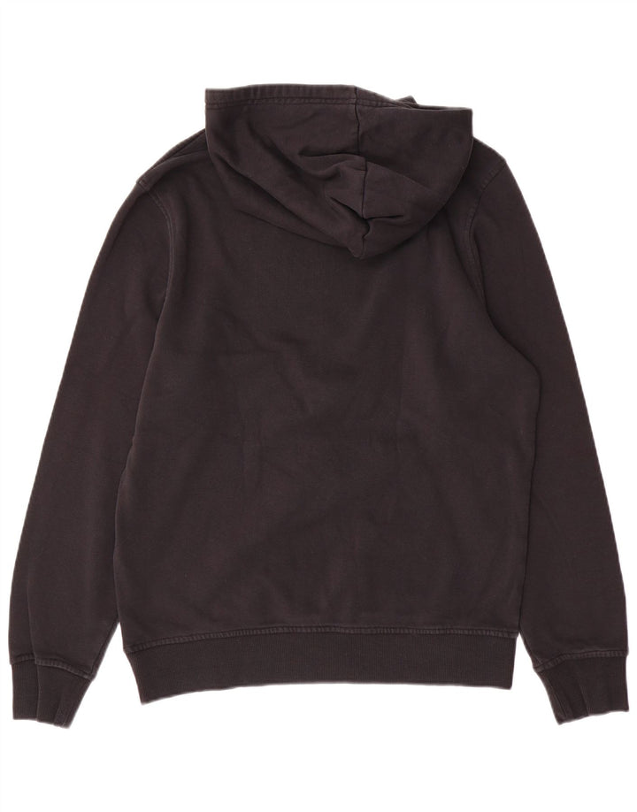 Maglione con cappuccio grafico da uomo UMBRO cotone medio nero