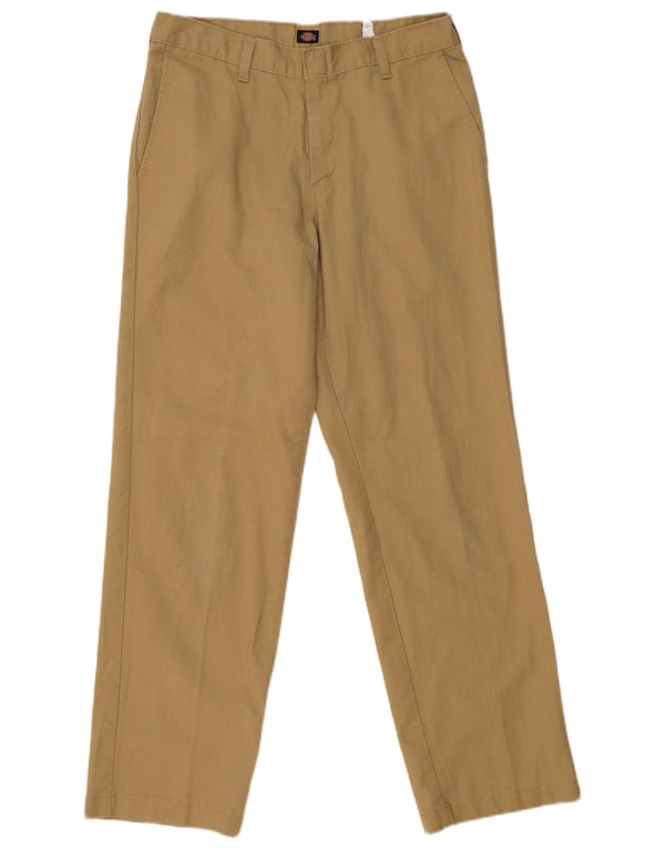 DICKIES Pantaloni chino dritti da uomo W32 L32 Poliestere beige