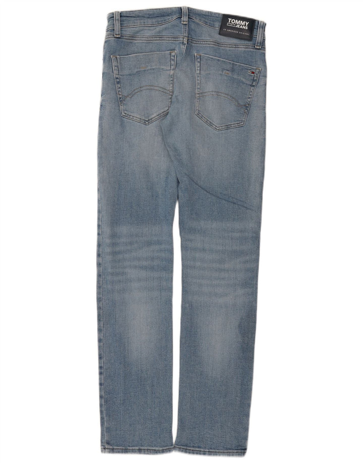 Jeans slim da uomo Tommy Hilfiger W30 L32 cotone blu