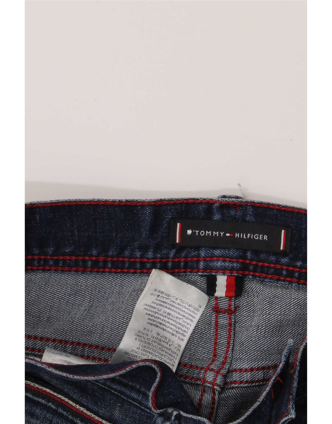 Tommy Hilfiger Donna Bleecker Slim Jeans W13 L28 Cotone Blu