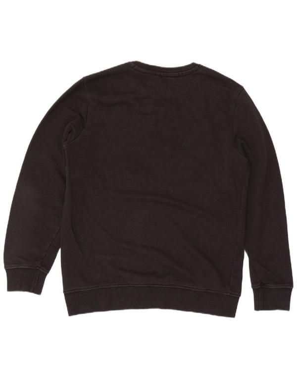 Calvin Klein Jeans Felpa grafica da uomo Maglione 2XL Cotone nero