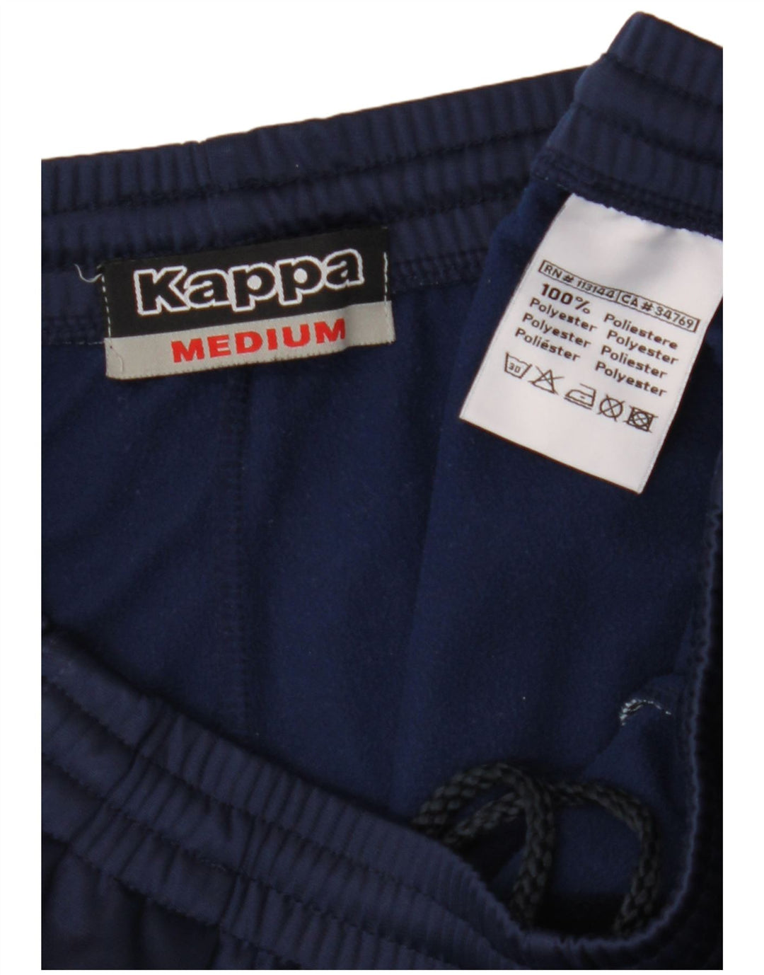 Pantaloni da tuta da uomo Kappa Medio in poliestere blu navy