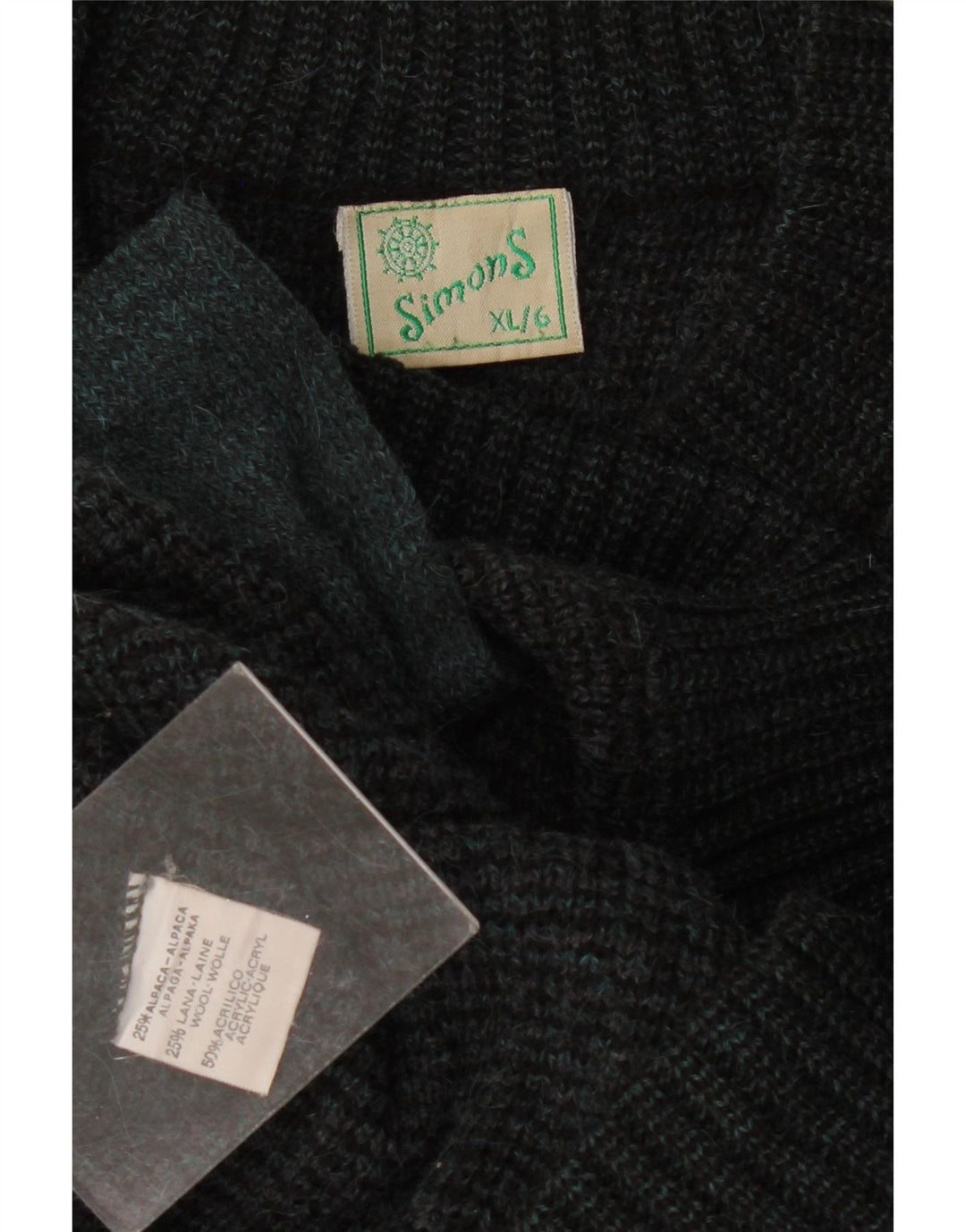 Maglione cardigan da uomo VINTAGE XL grigio acrilico