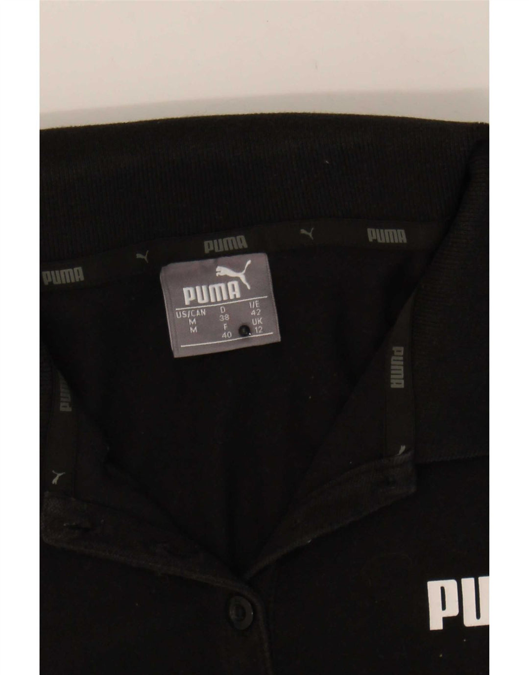 Polo Puma da donna UK 12 media nera