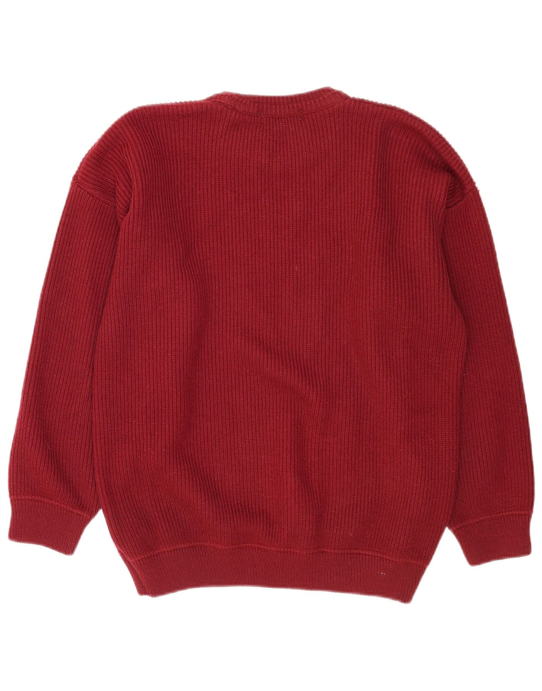Maglione da uomo girocollo Blarney in lana bordeaux media