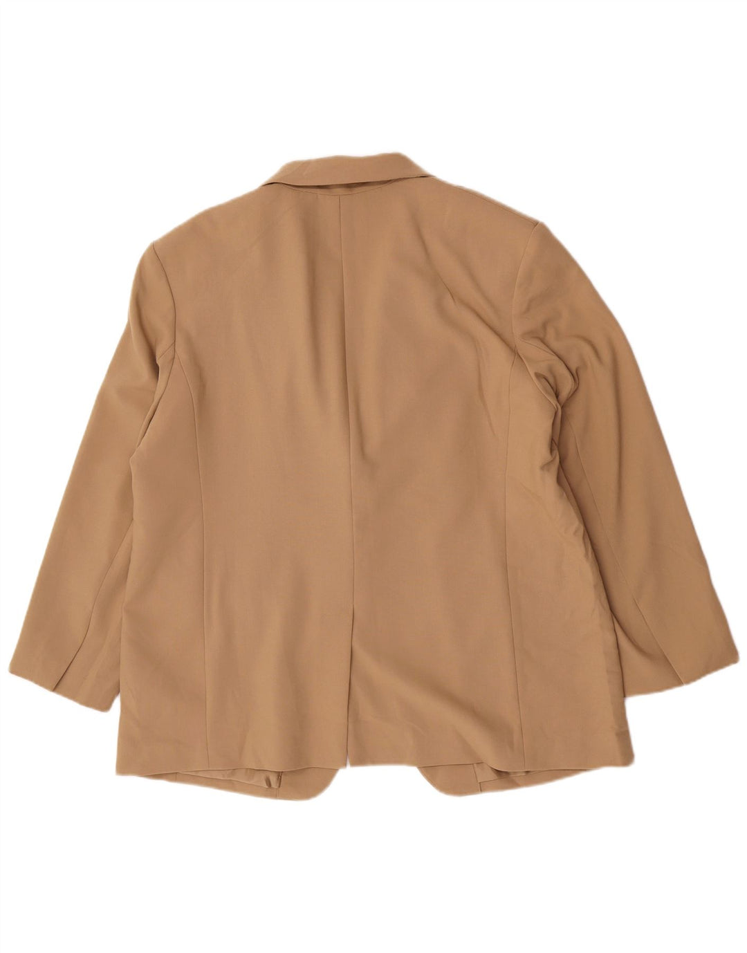 Giacca blazer a 1 bottone da donna Marks & Spencer UK 18 XL Poliestere beige