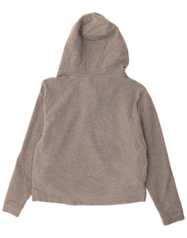PATAGONIA Felpa con cappuccio grafica da donna vestibilità regolare UK 14 Grigio medio