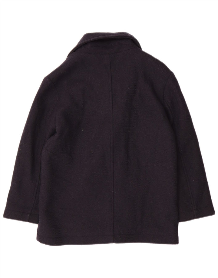 Cappotto da marinaio Zara per ragazzi 9-10 anni in lana blu navy