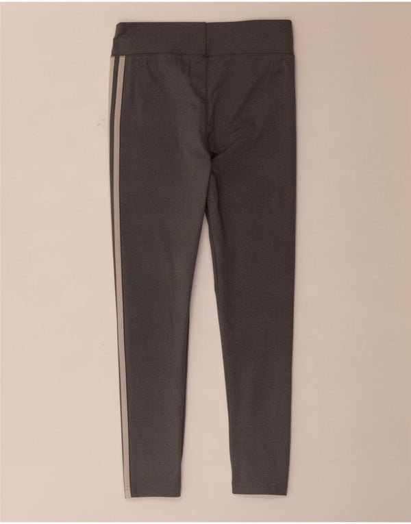 Leggings Adidas Climalite da donna UK 8/10 Piccolo poliestere grigio