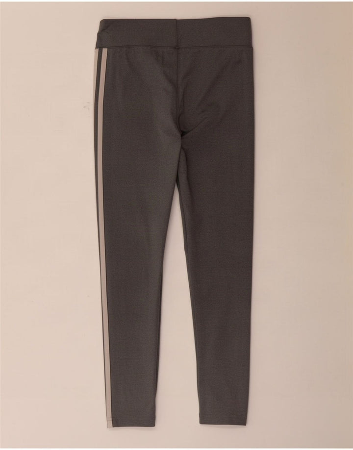 Leggings Adidas Climalite da donna UK 8/10 Piccolo poliestere grigio