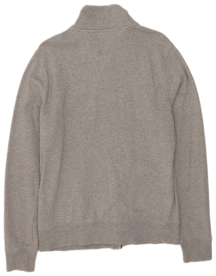 Giacca da ginnastica grafica da uomo Tommy Hilfiger in cotone chiazzato grigio medio