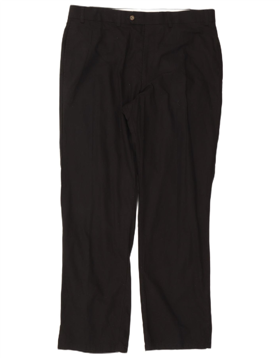 Pantaloni da abito dritti Marks & Spencer da uomo blu Harbour W38 L31 neri