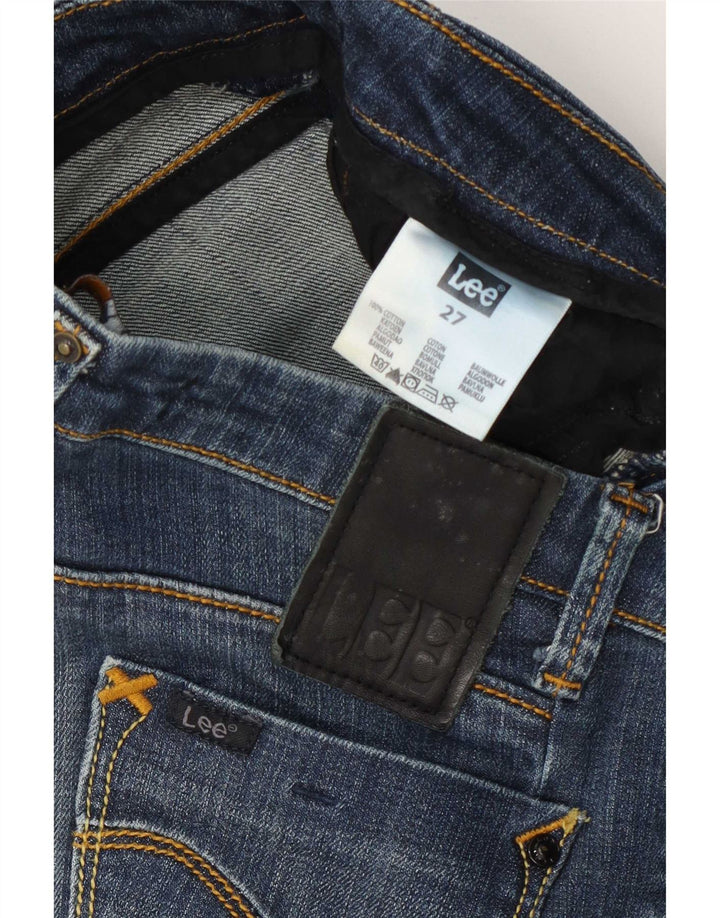 Jeans Bootcut da donna Lee W27 L27 cotone blu