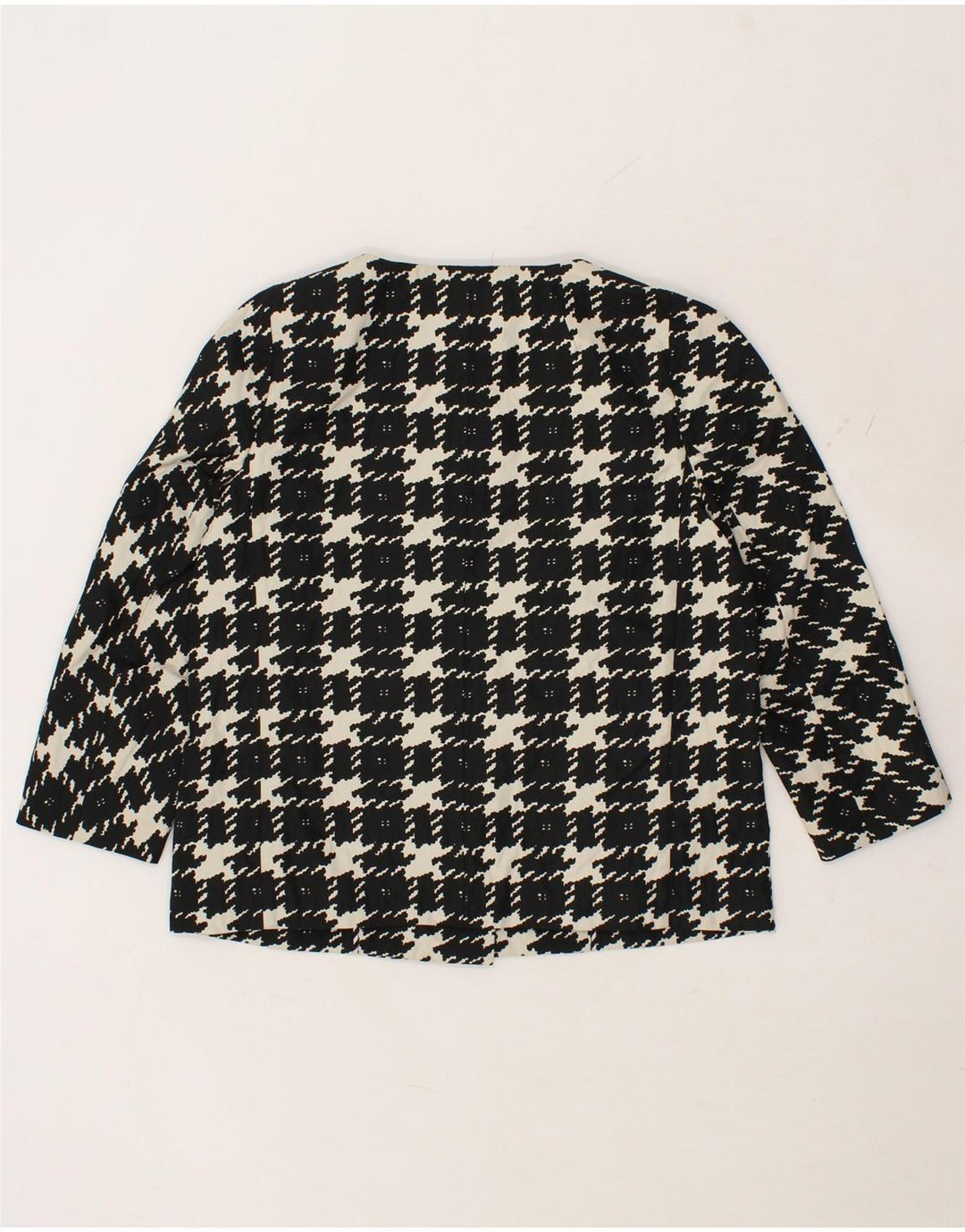 Giacca blazer da donna MAX MARA UK 12 Poliestere medio nero a quadri