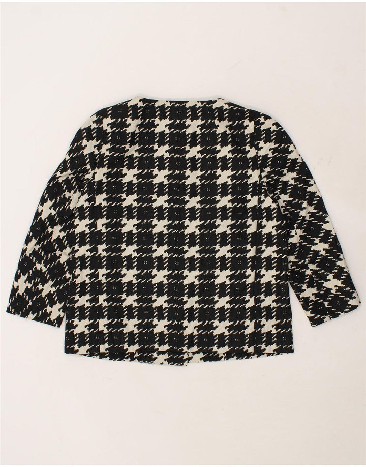 Giacca blazer da donna MAX MARA UK 12 Poliestere medio nero a quadri