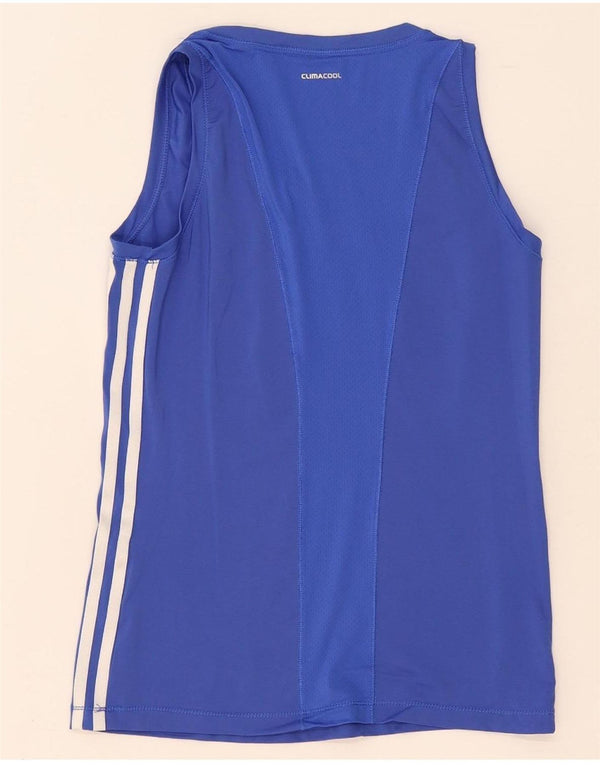 Canotta Adidas Climacool da donna UK 8/10 piccola blu