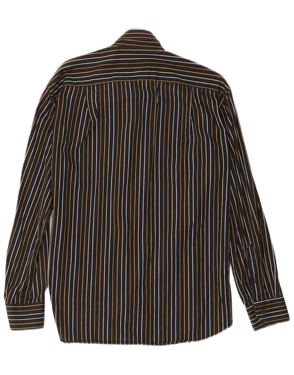 Camicia da uomo Roccobarocco taglia 39 media a righe nere