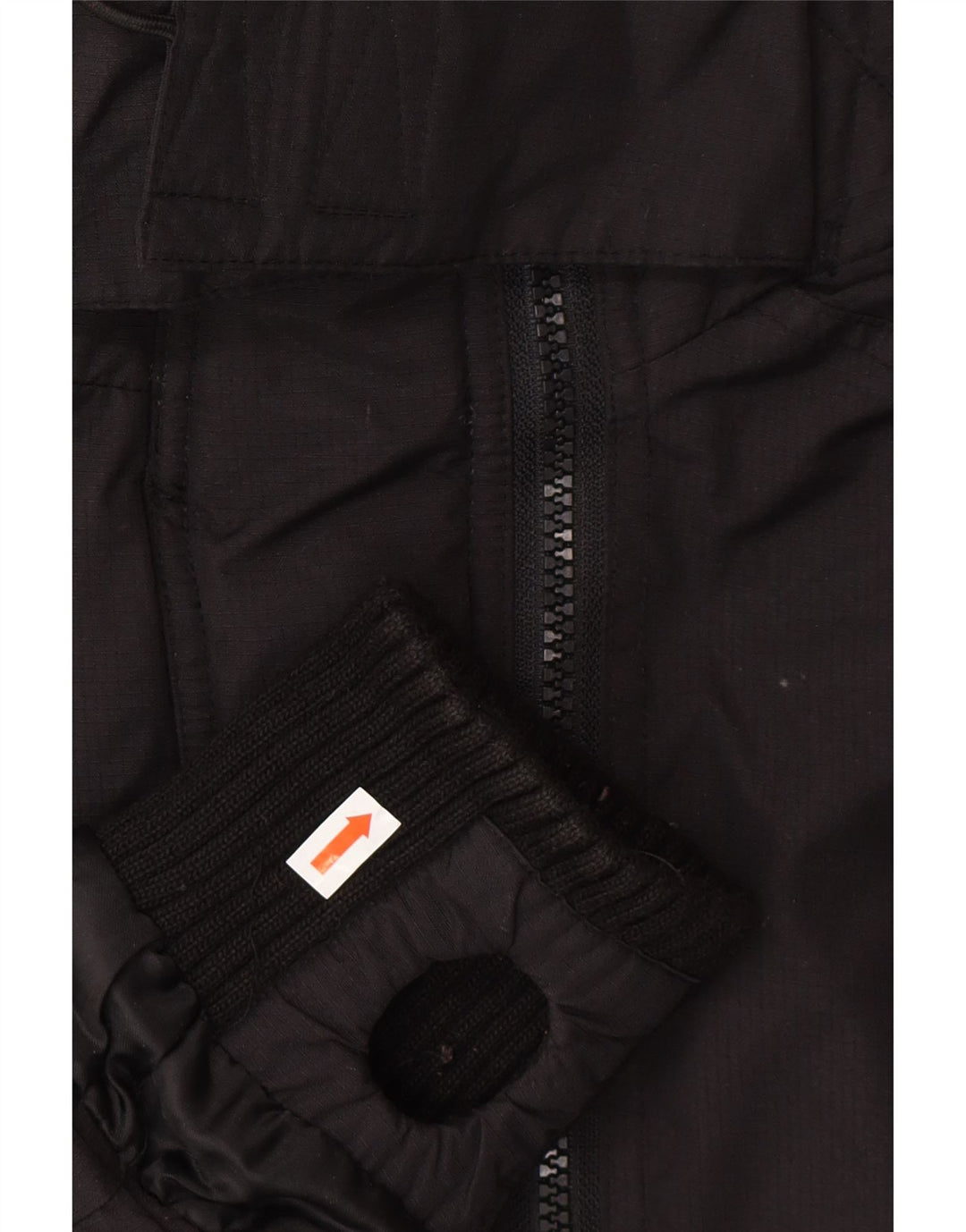 Giacca a vento con cappuccio vestibilità ampia da donna SUPERDRY UK 10 piccola nera