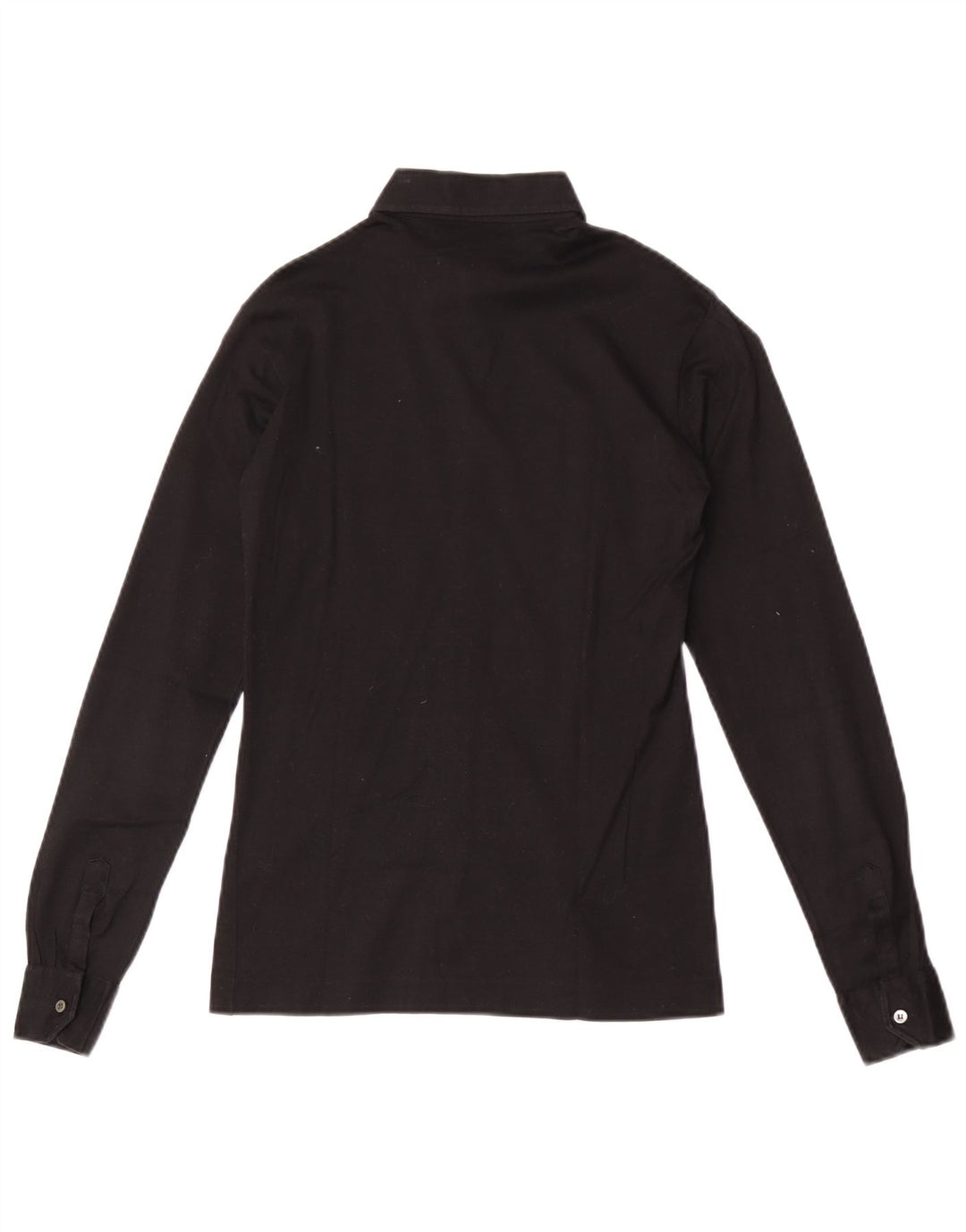 Camicia vintage da donna UK 10 piccola nera
