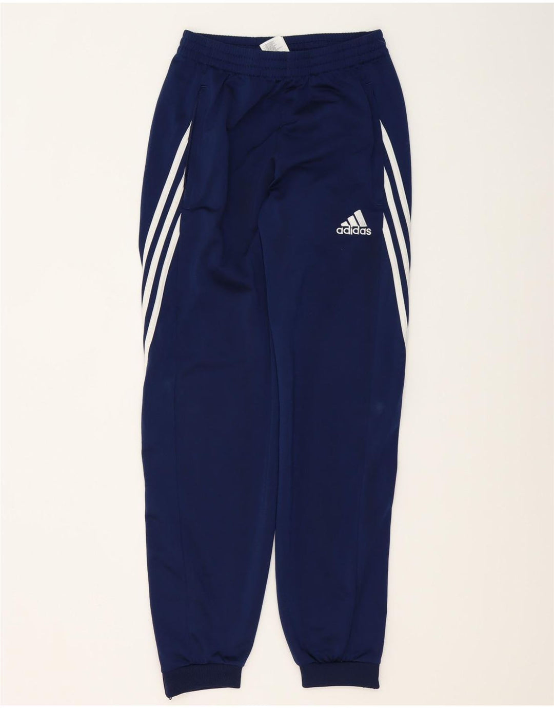 Pantaloni da tuta da uomo ADIDAS Joggers piccoli in poliestere blu navy