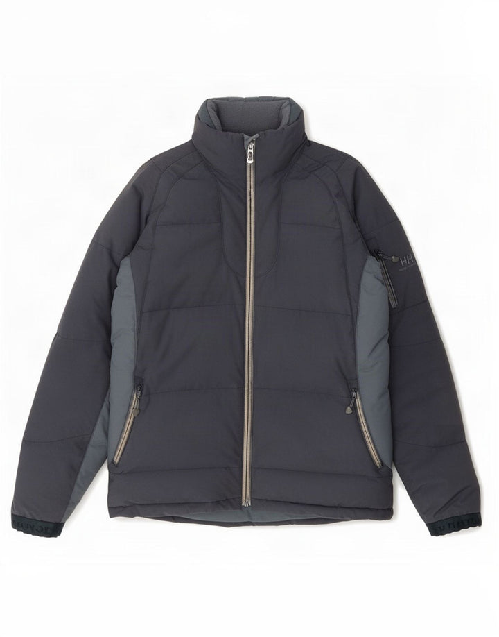 Giacca imbottita da uomo Helly Hansen UK 36 Small Nylon color block blu navy
