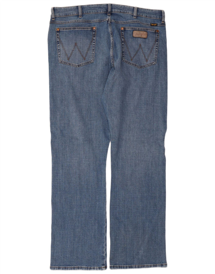 Jeans dritti da uomo Wrangler Texas W38 L32 blu