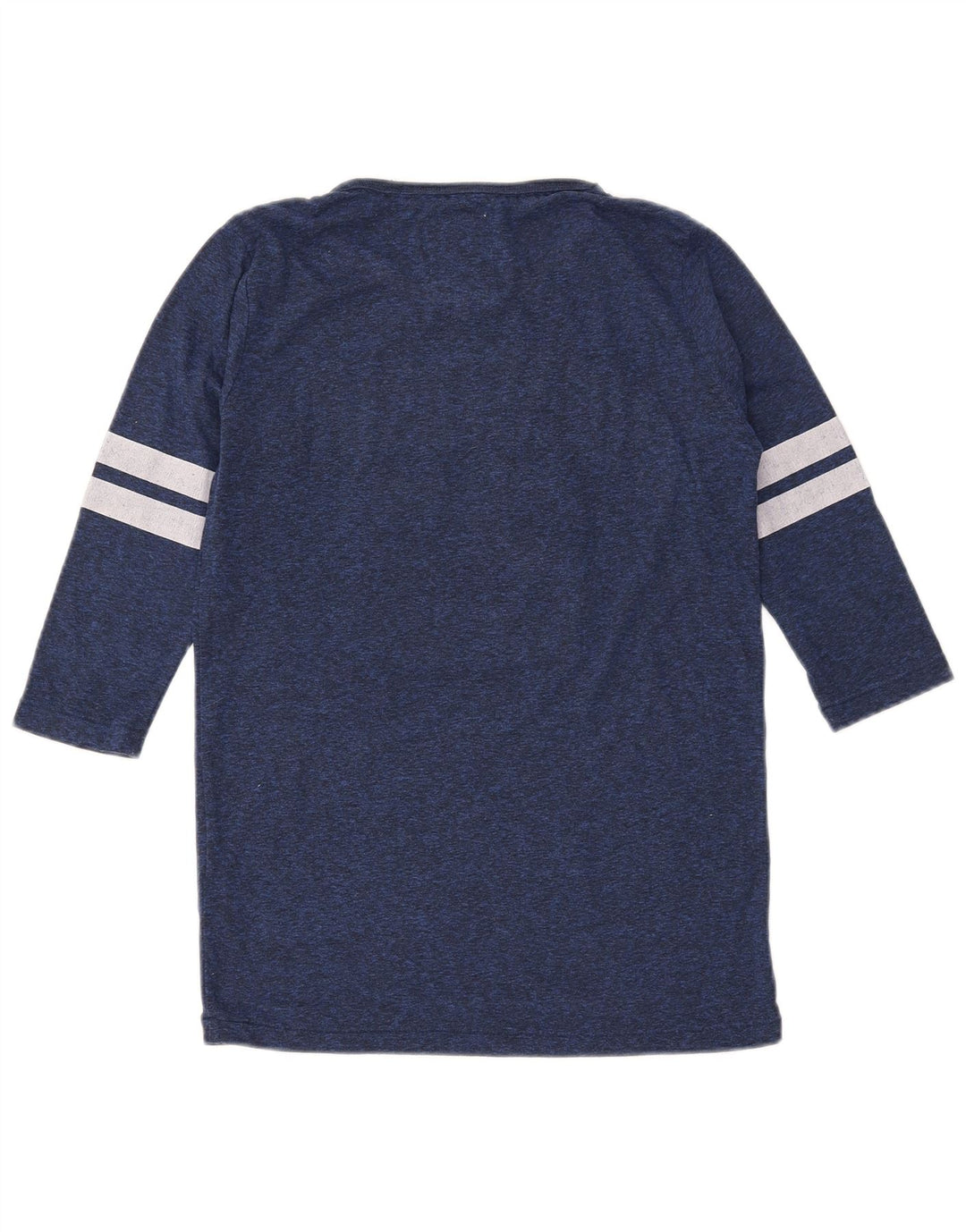 SUPERDRY Top grafico da donna manica 3/4 UK 2 2XS poliestere blu navy