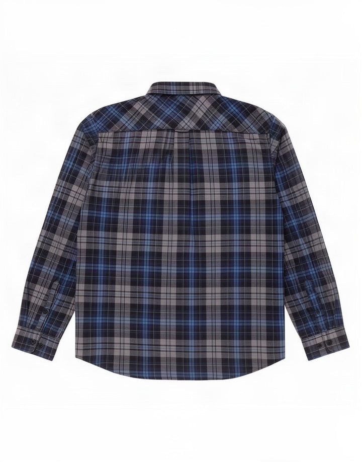 Camicia in flanella da uomo James Pringle 2XL Poliestere scozzese blu