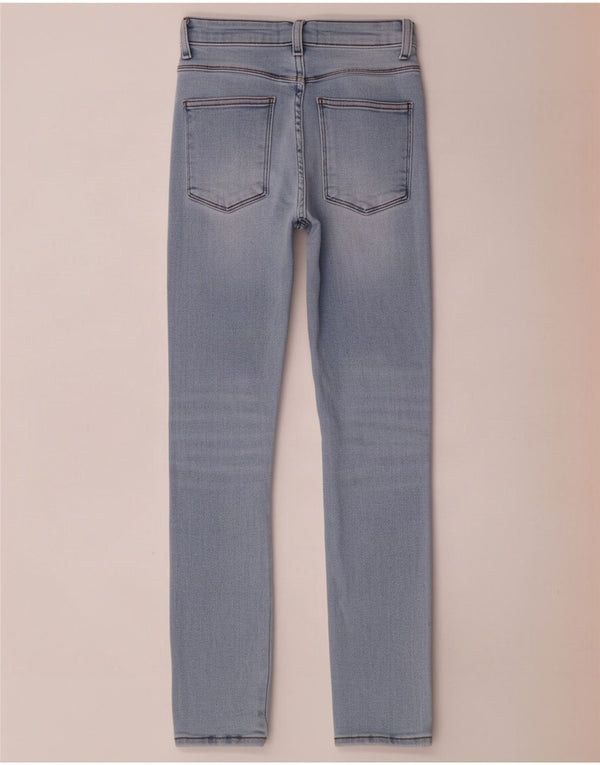 Zara Womens Distressed Skinny Jeans EU 36 XS W26 L27 Blue