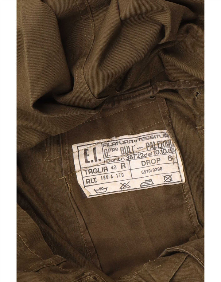 Giacca militare vintage da uomo IT 48 media kaki