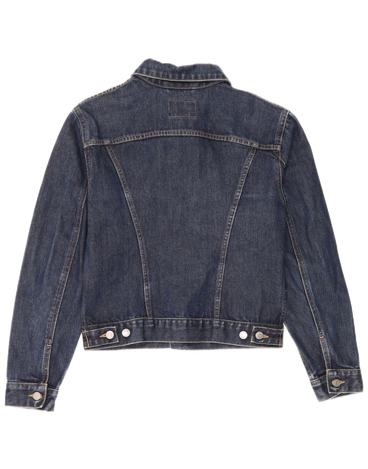 Giacca corta in denim da donna Rifle UK 6 XS blu cotone