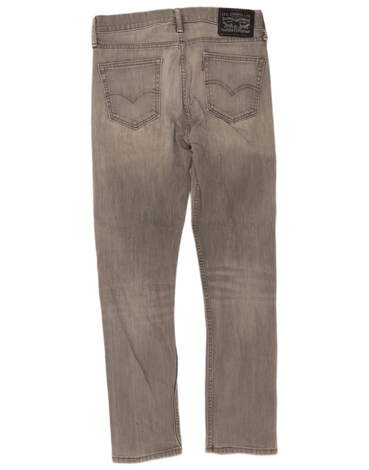 Jeans slim da uomo Levi's W30 L30 cotone grigio