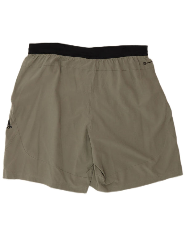 Pantaloncini sportivi Adidas Aeroready da uomo XL color kaki