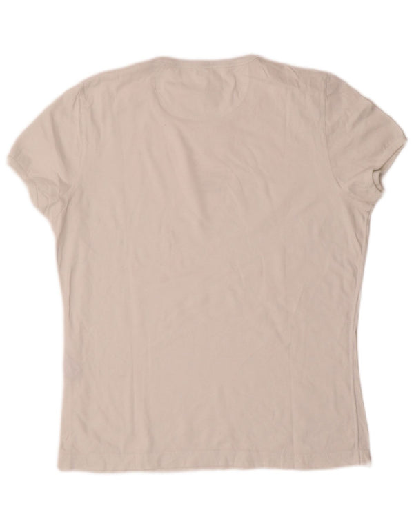 T-shirt Champion da donna Heritage Classics UK 18 XL cotone bianco