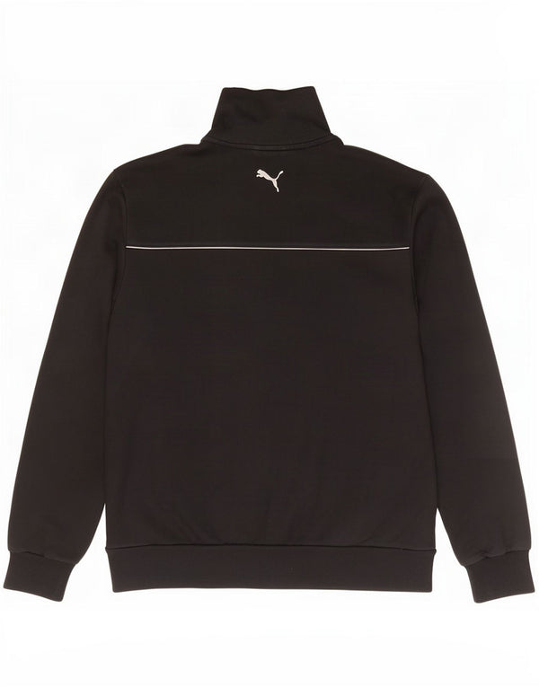 Giacca da ginnastica grafica da uomo Puma Large in cotone nero