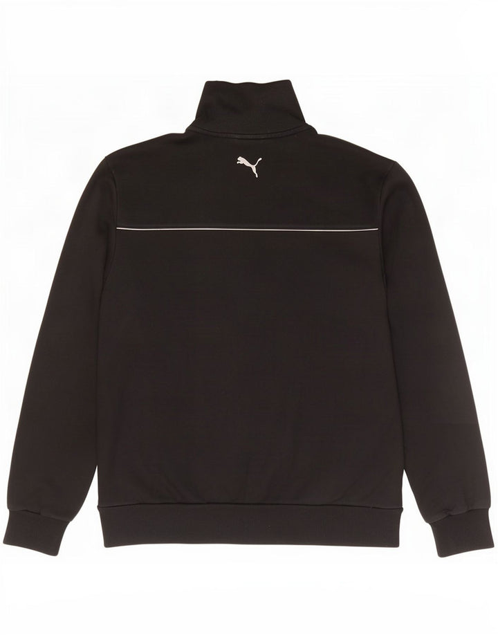Giacca da ginnastica grafica da uomo Puma Large in cotone nero